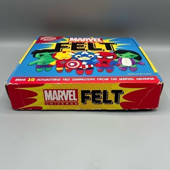 Marvel Universe Felt Characters Kit Hulk, Iron Man, Captain America, Spider-Man - Picture 6 of 7